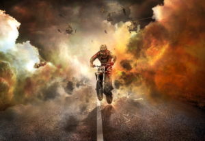 Fearless biker