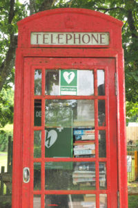  Red British telephone box