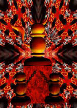 The Devil Tarot card by Toni Allen The Devil Tarot card by Toni Allen