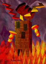 The tower tarot card The tower tarot card